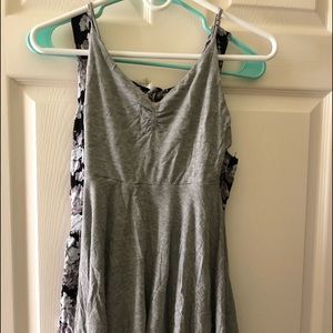 grey mini dress
